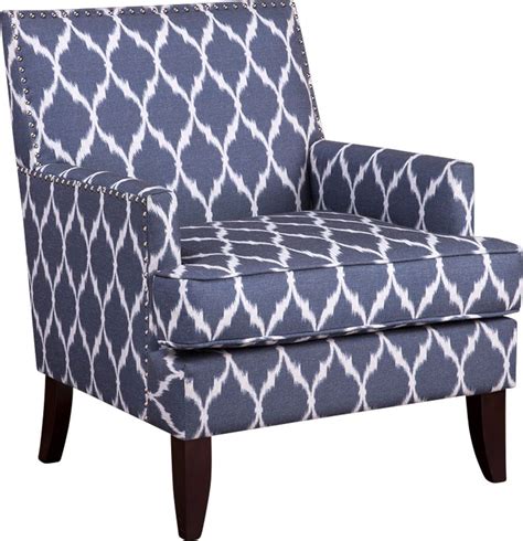 Blue And Gray Accent Chairs